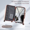 YONWAY 3 Piece Luggage Set, ABS Carry On Luggage Set Hardshell, with TSA Lock & Spinner Wheels - 2 of 4