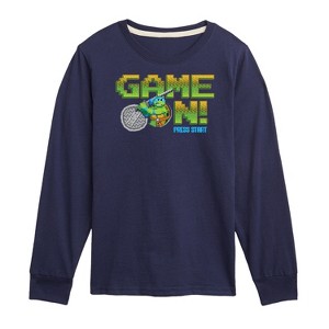 Boys' - Teenage Mutant Ninja Turtles - Game On Leo Long Sleeve Graphic T-Shirt - 1 of 4