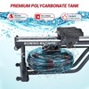 Steel Pipe Rowing Machine with Plastic Pull-Down Water Tank, Fitness Exercise Equipment for Strength Training, Cardio Workout Machine - 4 of 4