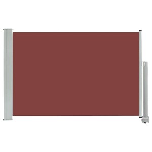 vidaXL Side Awning Brown and Grey - 1 of 4