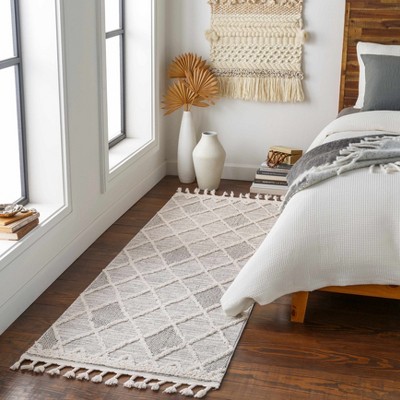 Hauteloom Norvelt High/Low Pile Rug with Tassels