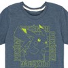 Boys' - Pokémon - Pikachu Battle Mode Neon Short Sleeve Graphic T-Shirt - 2 of 4