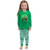 Sesame Street Toddler St Patrick's Day Lucky Shamrock Elmo Sleep Pajama Set Green - 2 of 4