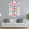Big Dot of Happiness Floral Let's Par-Tea - Hanging Vertical Paper Door Banners - Garden Tea Party Wall Decoration Kit - Indoor Door Decor - 2 of 4
