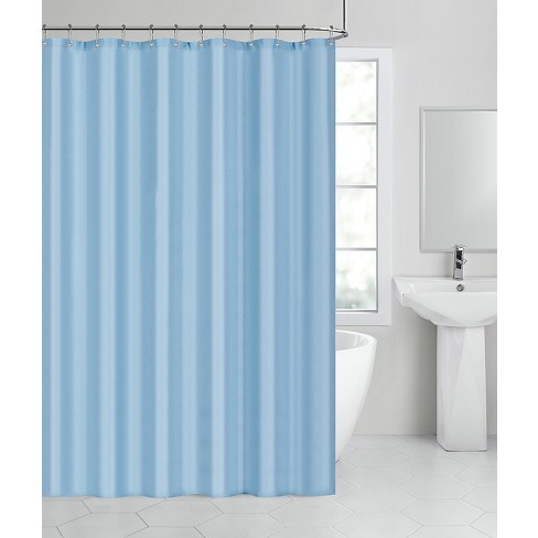Cambridge Mosaic Stripe Shower Curtain Blue