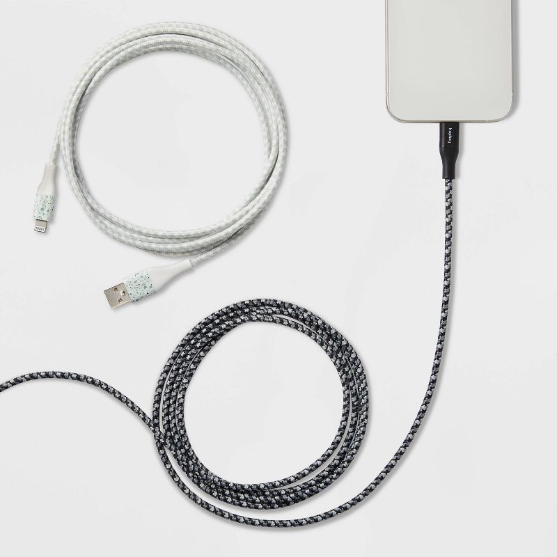 6' Lightning to USB-A 2pk Braided Cable - heyday™, 3 of 7