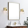 Elegant Lighting Avani 1 light Chrome and Clear Bath Sconce - 2 of 4