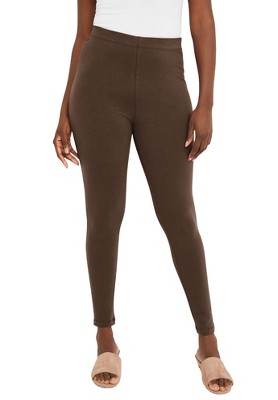 Jessica London Women's Plus Size Everyday Stretch Cotton Legging