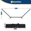 GustoWave Premium 2-Person Hammock Set with Quick-Lock Steel Stand – Commercial-Grade Outdoor Lounger for Patio, Camping & Backyard - 3 of 4