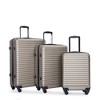 Whisen 3-Piece Set(20/24/28 in.) Hardshell ABS Lightweight Suitcase Suitcase Luggage Sets with TSA Lock and Two Hooks - 2 of 4