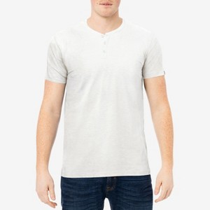 X RAY Men's Basic Henley Neck Short Sleeve T-Shirt - 1 of 3