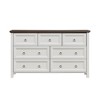 VANIRROR Farmhouse 7 Drawers Dresser for Bedroom, Rustic Wood Storage Dresser TV Stand Organizer for Living Room, Hallway, Clothes Storage Solution - 2 of 4