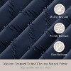 LunaLulinlk Navy Blue Shower Curtains - 3 of 4
