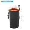Unique Bargains Neoprene Waterproof Shockproof Wear-resistant Lens Pouch Black&Orange 1 Pc - 2 of 3