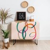 ThirtyOne Illustrations Love and Aberration Black Legged Credenza - Deny Designs - 2 of 3