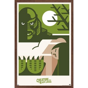 Trends International Creature from the Black Lagoon - Graphic Framed Wall Poster Prints - 1 of 4