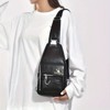 Premium PU Leather Vintage,Style Chest Bag,Spacious Multi-Compartment Crossbody Bag With Waterproof Design, Large Capacity,Stylish Casual Look For Men - 2 of 4