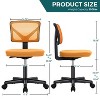 NicBex Adjustable Height  Mesh Home Office Chairs,Desk Chair with Lumbar Support and Universal Wheels for Work Study - 2 of 4