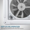 Hike Crew 14” RV Roof Vent Fan, 12V 3-Speeds Intake & Exhaust Manual Camper Fan - White Lid - 4 of 4