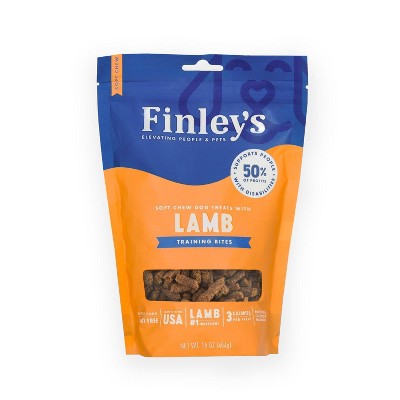 Finley's All Natural Lamb Soft Training Bite Dog Treats - 16oz