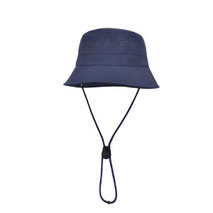 Anna-Kaci Lightweight Packable Bucket Hat with Ventilated Crown Chin Strap and Adjustable Fit for Travel Hiking and Outdoor Use - 1 of 4