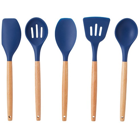 The Lakeside Collection Navy Kitchen Collection - Set Of 5 Utensils ...