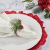 Saro Lifestyle Forest Floor Pinecone Napkin Ring (Set of 4), Brown - 3 of 3