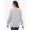 Woman Within Plus Size Printed Sweatshirt - 3 of 4