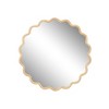TUYOHW 42*42 Inch Wall Mount Bathroom Mirror,Modern Round Wavy Wall Mount Vanity Mirror for Bathroom,Bedroom - 4 of 4