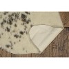HomeStock FAUX HIDE MINI BROWNWHITE SPECKLE, Tufted and Printed, Transitional - 4 of 4