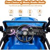 24V 2-Seater Kids Ride On Truck, 4WD Electric Car w/Remote, 4×55W Motors, Suspension, LED Lights, Music - 3 of 4
