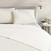 Reversible Honeycomb Waffle Garment Washed Cotton Quilt Set - Great Bay Home - 4 of 4