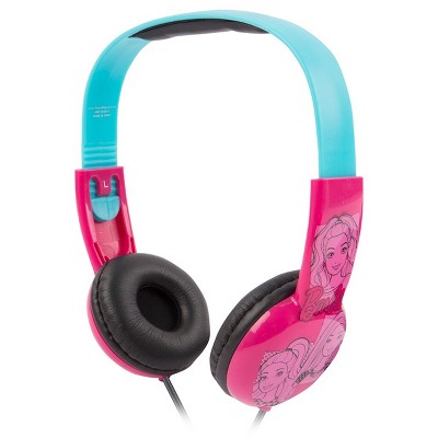 Barbie Kid-Safe Headphones in Blue and Pink