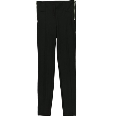 I.N.C International Concepts Womens Skinny Leg Casual Trouser Pants, Black, 0
