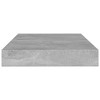 vidaXL Bookshelf Boards 4 pcs Concrete Gray 39.4"x3.9"x0.6" Engineered Wood - 3 of 4