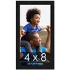 PosterPalooza | Panoramic Modernist Black Picture Frame - UV Acrylic, Foam Board Backing, Hanging Hardware - 2 of 4