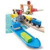 Hape: Lift & Load Harbor Set - 25 pc Land & Water Wooden Train Toy Playset, 3+ - 4 of 4