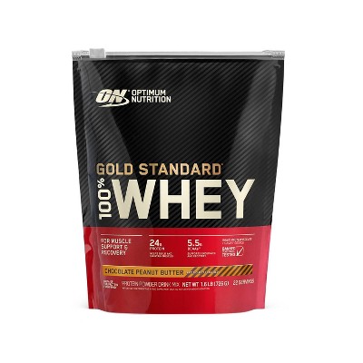 Optimum Nutrition Gold Standard 100% Whey Protein Powder - Chocolate Peanut Butter - 24oz