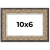 PosterPalooza | Photo Size Ornate Silver Picture Frame - UV Acrylic, Foam Board Backing, Hanging Hardware - 2 of 4