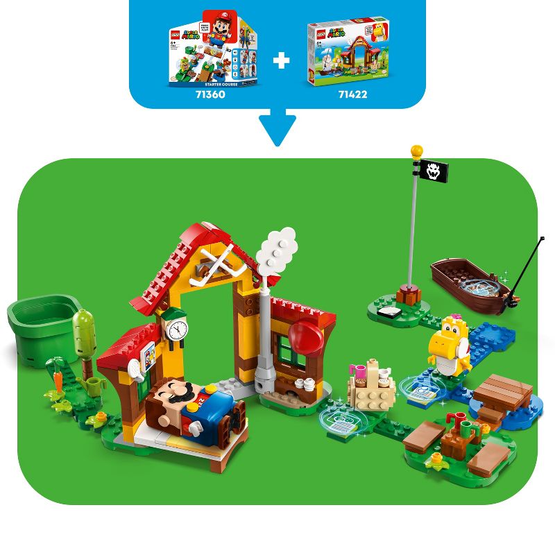 LEGO Super Mario: Picnic at Mario&#39;s House Expansion Set Building Toy 71422, 6 of 8