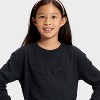 Girls' Long Sleeve Relaxed Fit Graphic T-Shirt - Cat & Jack™ - 2 of 4