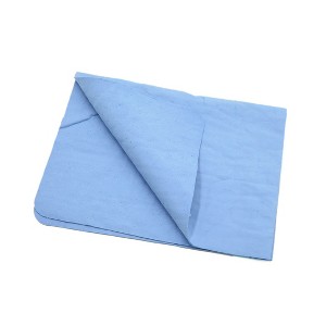 Unique Bargains Synthetic Chamois Auto Car Care Dry Washing Cloth Clean Towel Blue - 1 of 3