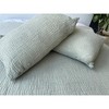 Sussexhome Soft 100% Cotton Muslin Bed Shams, Standard Size 2 Pieces Shams - 2 of 4