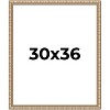PosterPalooza | 30x36 Modern Bamboo Picture Frame, UV Acrylic, 5 Finishes - 2 of 4