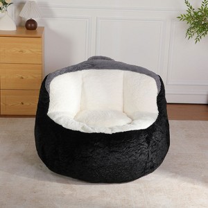 KTMBDW Bean Bag Chairs Bean Bag Couch for Adults Stuffed Sofa Chair Comfy Bean Bag Chair with Spacious Design for Reading, Relaxing - 1 of 4