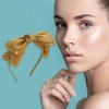 Unique Bargains Exquisite Gauze Shiny Silk Bow Headband 1 Pc - 2 of 4