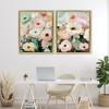 Stupell Industries Minty Garden Flowers 2pc Floating Frame Art Set - 2 of 4