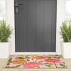 Alison Janssen Large Poppy Coral Looped Vinyl Welcome Mat - Society6 - 2 of 4