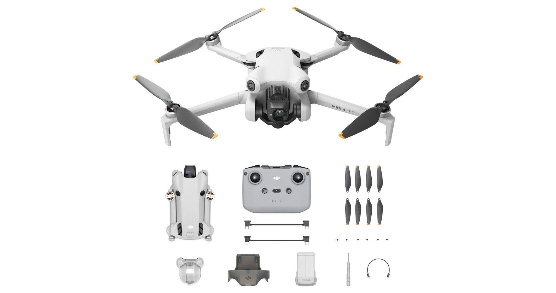 DJI Mini 4 Pro 4K HDR Folding Drone with RC-N2 Remote Kit (Certified Refurbished)