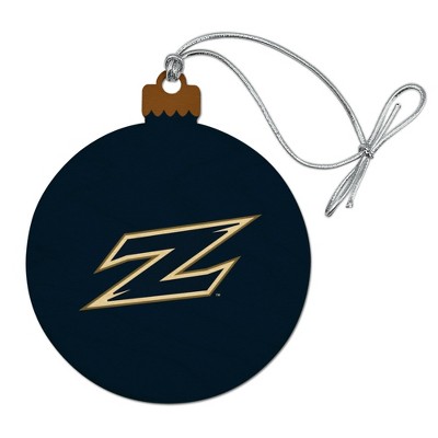 University of Akron Primary Wood Christmas Tree Holiday Ornament
